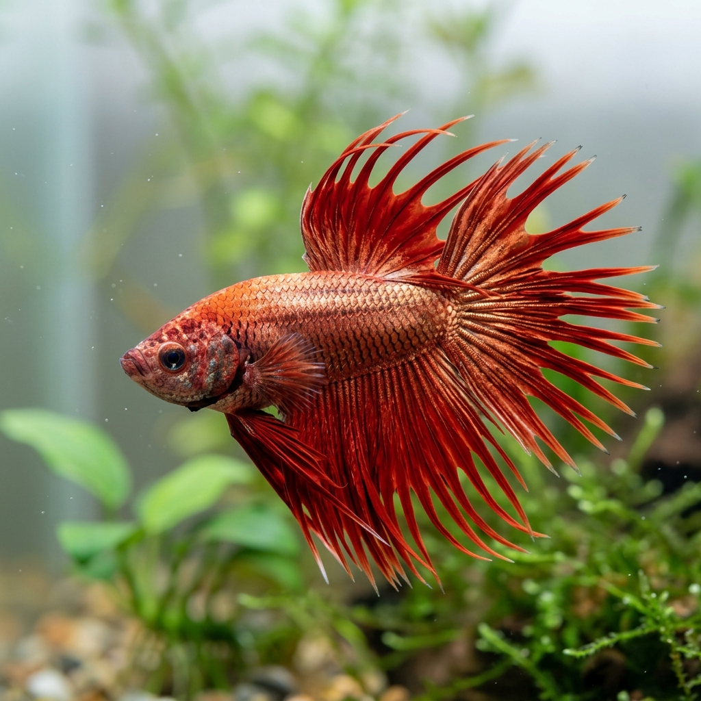 Crown Tail Betta Male